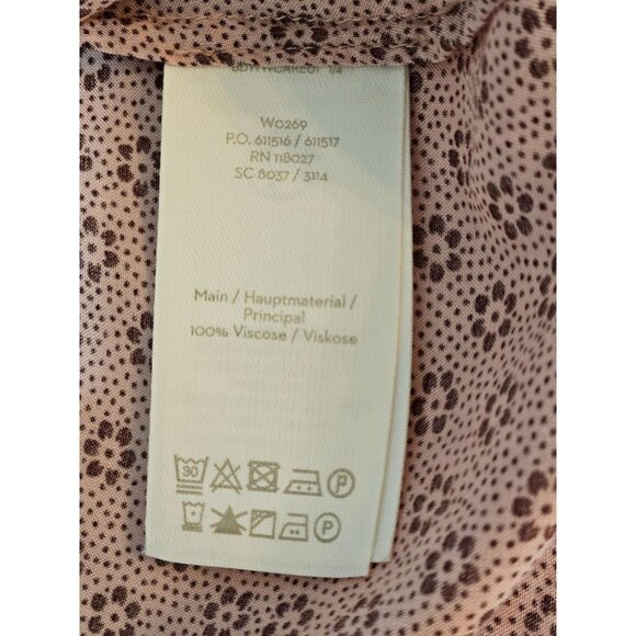 NWT! Boden Betsy Top Floral Print Ruffle Sz 6 Pink Long Sleeve Prairie Boho - Picture 10 of 13